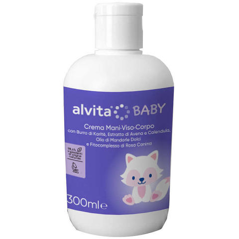 Alvita Baby - Crema viso-corpo 300ml