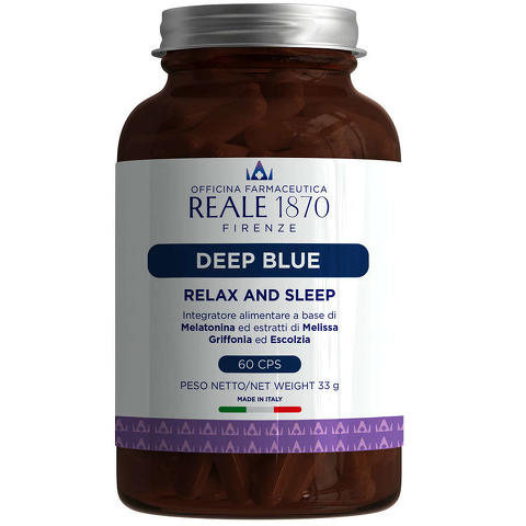 Deep blue 60 capsule REALE 1870