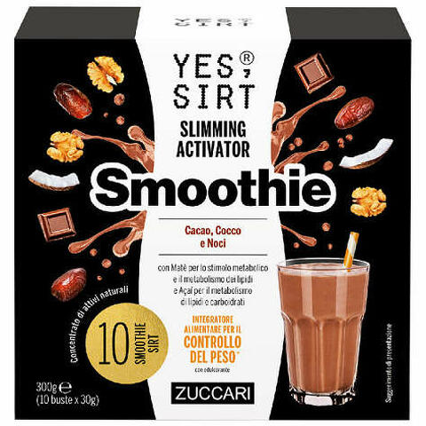 Zuccari - Yes sirt smoothie cacao cocco noci 10 pezzi x 30 g