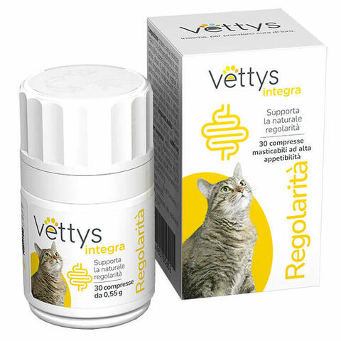 Vettys integra regolarita' gatto 30 compresse masticabili