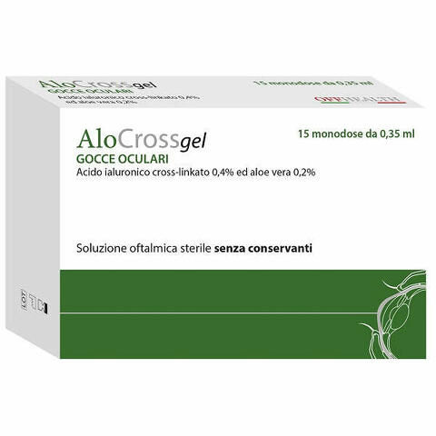 Alocrossgel soluzione oftalmica 15 monodose da 0,35ml