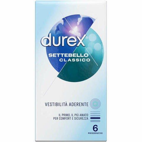 Durex Settebello - Profilattico Classico 6 Pezzi