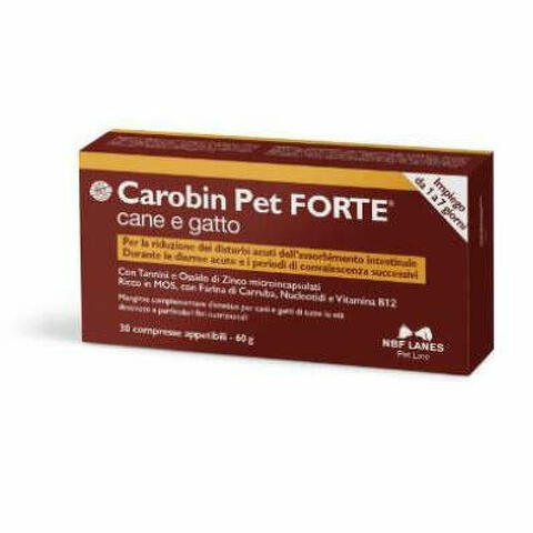 Carobin Pet Forte Cane e gatto 30 Compresse