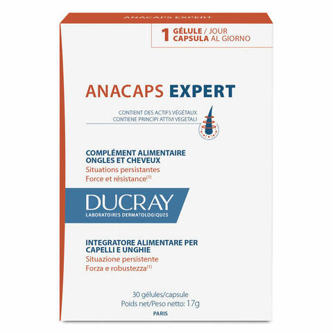 Anacaps - Expert Capelli E Unghie 30 Capsule