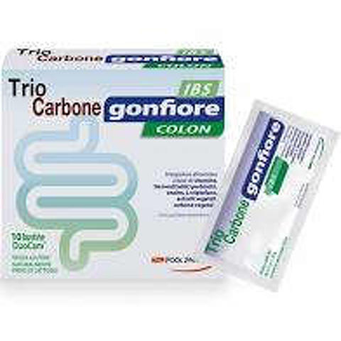TRIOCARBONE GONFIORE IBS 10 BUSTE DUOCAM DA 2 G + 1,5 G