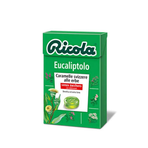 RICOLA EUCALIPTOLO SENZA ZUCCHERO 50 G