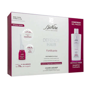 DEFENCE HAIR BIPACK RIDENSIFICANTE 21 FIALE 6 ML + SHAMPOO 200 ML