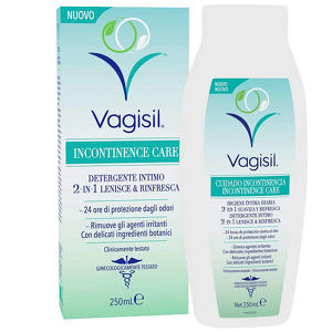  - VAGISIL INCONTINENCE CARE DETERGENTE INTIMO 2IN1 LENISCE & RINFRESCA 250 ML