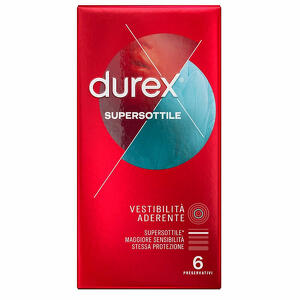 Durex Profilattico Supersottile Close Fit 6 Pezzi