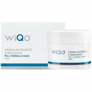 Wiqo - Crema nutriente ed idratante pelli normali o miste viso 50ml