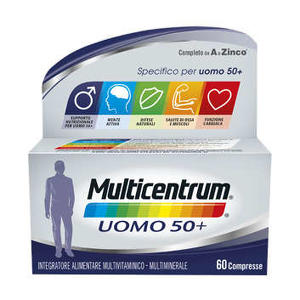 Multicentrum - MULTICENTRUM UOMO 50+ 60 COMPRESSE