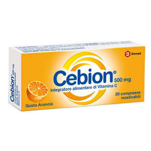 Cebion - CEBION MASTICABILE ARANCIA VITAMINA C 500 MG 20 COMPRESSE