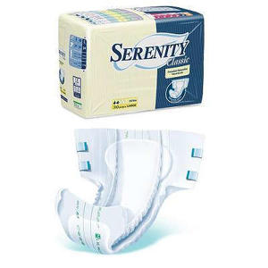 - PANNOLONE PER INCONTINENZA SERENITY CLASSIC SUPERDRY FORMATO EXTRA LARGE 30 PEZZI