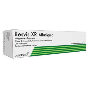  - RESVIS XR ALFASIGMA 20 COMPRESSE EFFERVESCENTI DA 4 G