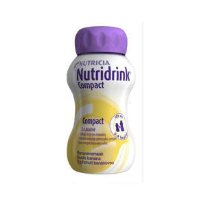 NUTRICIA NUTRIDRINK COMPACT GUSTO BANANA 4 BOTTIGLIE DA 125 ML