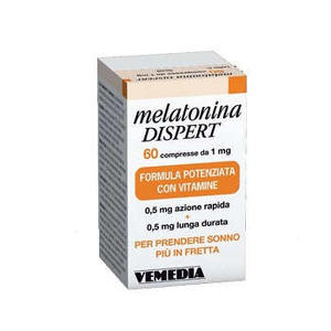 Vemedia Pharma - MELATONINA DISPERT 1MG DI MELATONINA 60 COMPRESSE
