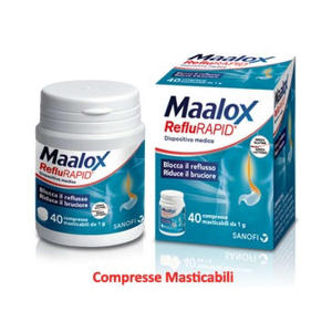 MAALOX REFLURAPID 40 COMPRESSE MASTICABILI