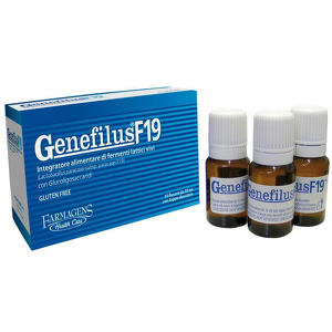 Farmagens Health Care - GENEFILUS F19 10 FLACONI DA 10 ML