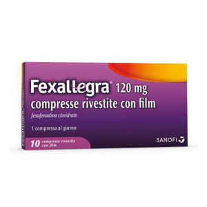Sanofi Fexallegra - FEXALLEGRA*10CPR RIV 120MG