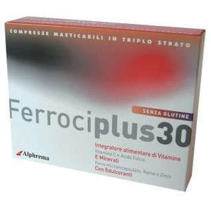 Agave Farmaceutici - FERROCIPLUS 30 24 COMPRESSE MASTICABILI