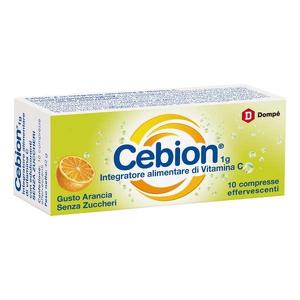 Cebion - CEBION EFFERVESCENTE VIT C SENZA ZUCCHERO 10 COMPRESSE
