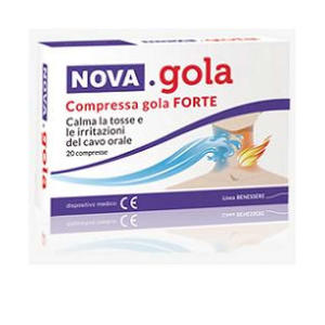  - NOVA GOLA COMPRESSA GOLA FORTE 20 COMPRESSE