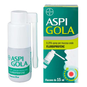 Aspirina - ASPI GOLA*OS SPRAY 15ML 0,25%