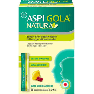 Aspirina - ASPI GOLA NATURA 16 BUSTINE MONODOSE DA 10 ML