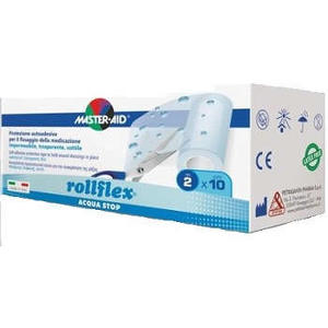 Pietrasanta Pharma - CEROTTO IMPERMEABILE PER FISSAGGIO MEDICAZIONI M-AID ROLLFLEX A-STOP M 10X10 CM