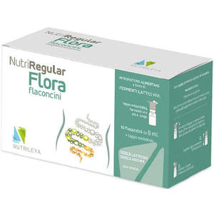  - NUTRIREGULAR FLORA 10 FLACONCINI 8 ML