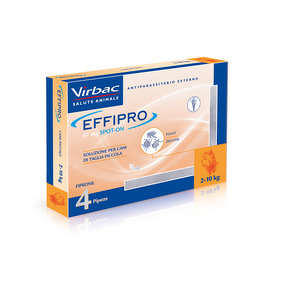 Virbac - EFFIPRO*4PIP 2-10KG CANI