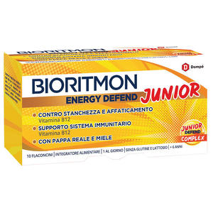  - BIORITMON ENERGY DEFEND JUNIOR 10 FLACONCINI 10 ML