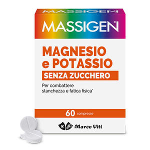 Massigen - MASSIGEN MAGNESIO POTASSIO SENZA ZUCCHERI 60 COMPRESSE